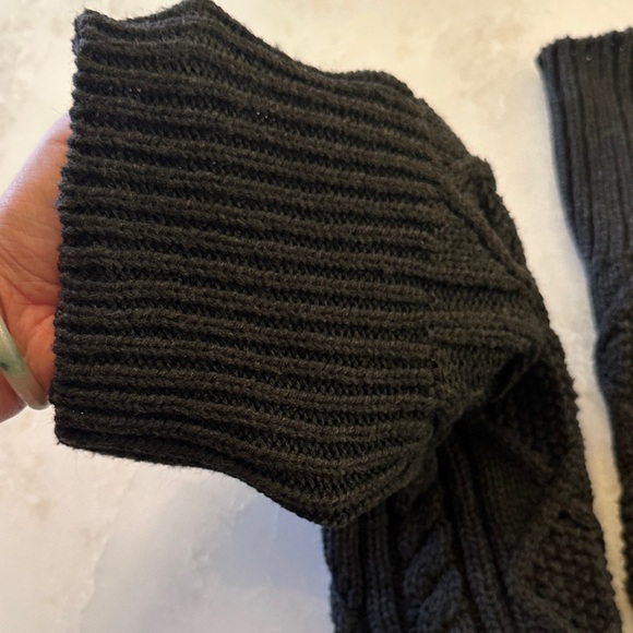 Free People Black Knit Thigh High Socks - Picture 4 of 4